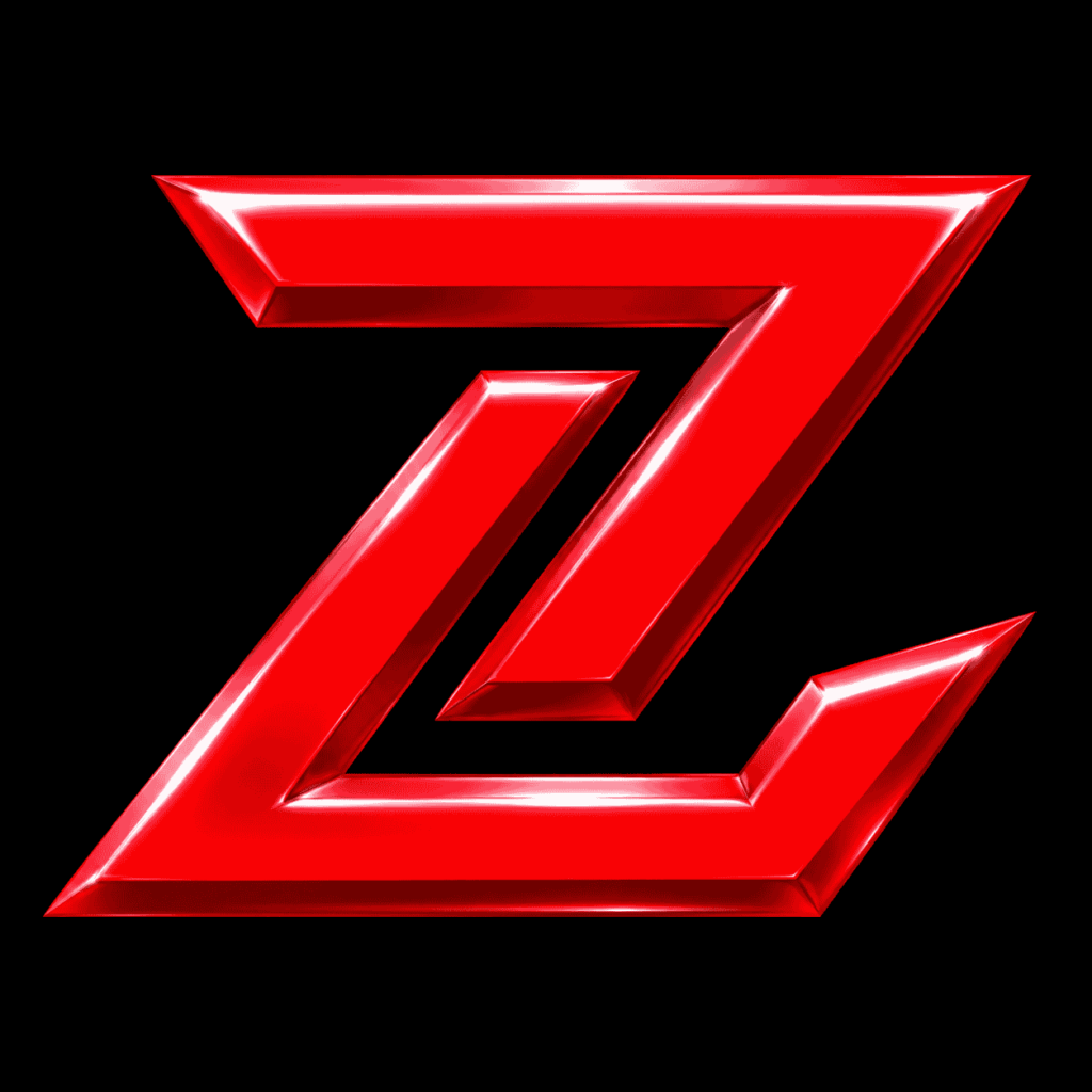 ZN7 red logo for ZN 7 Game, ZN7 App, ZN7 APK, Download and Login